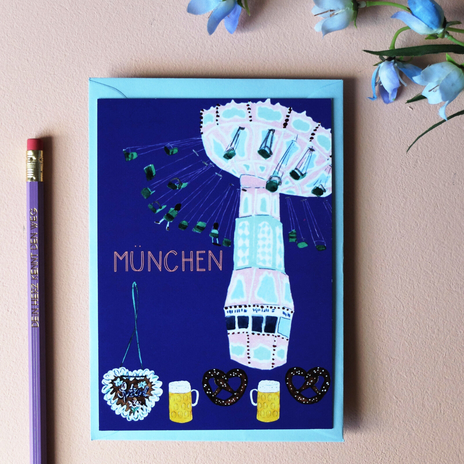 Postcard Munich Oktoberfest
