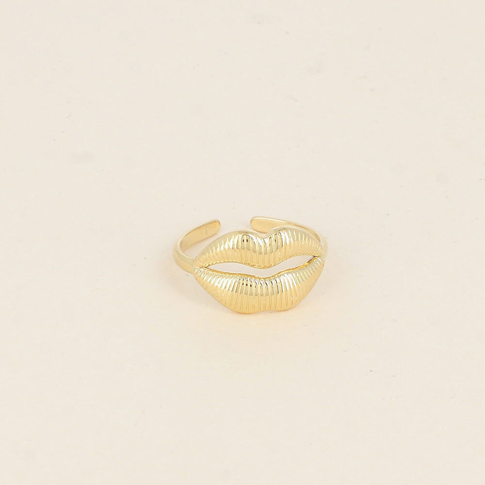 Bague - motif bouche