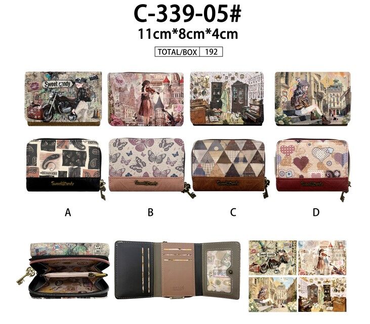 Synthetic Coin Purse with Sweet Candy Doll and Box C339-05