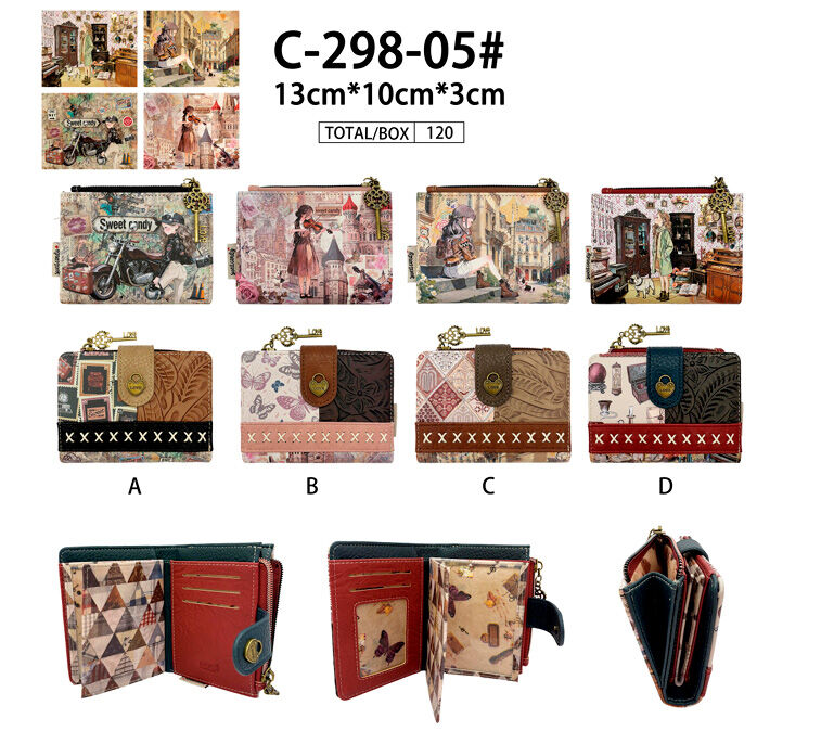 Sweet Candy Synthetic Doll Coin Purse with Box C298-05