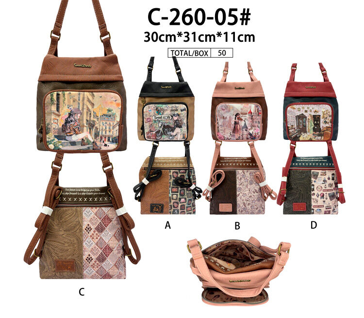 Sweet Candy Backpack with Exterior Pockets.Promo C260-05