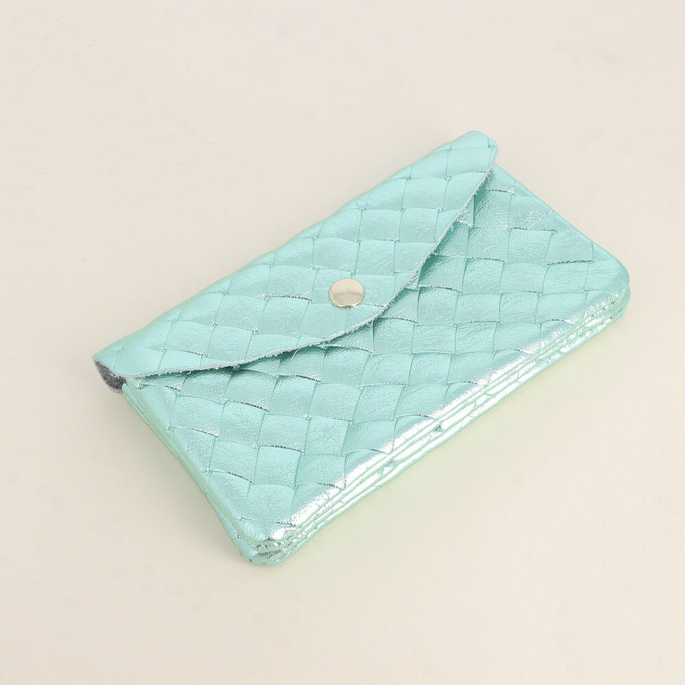 Pochette Barcelone - matelassé 1 bouton aimanté, 1 zip et 3 poches