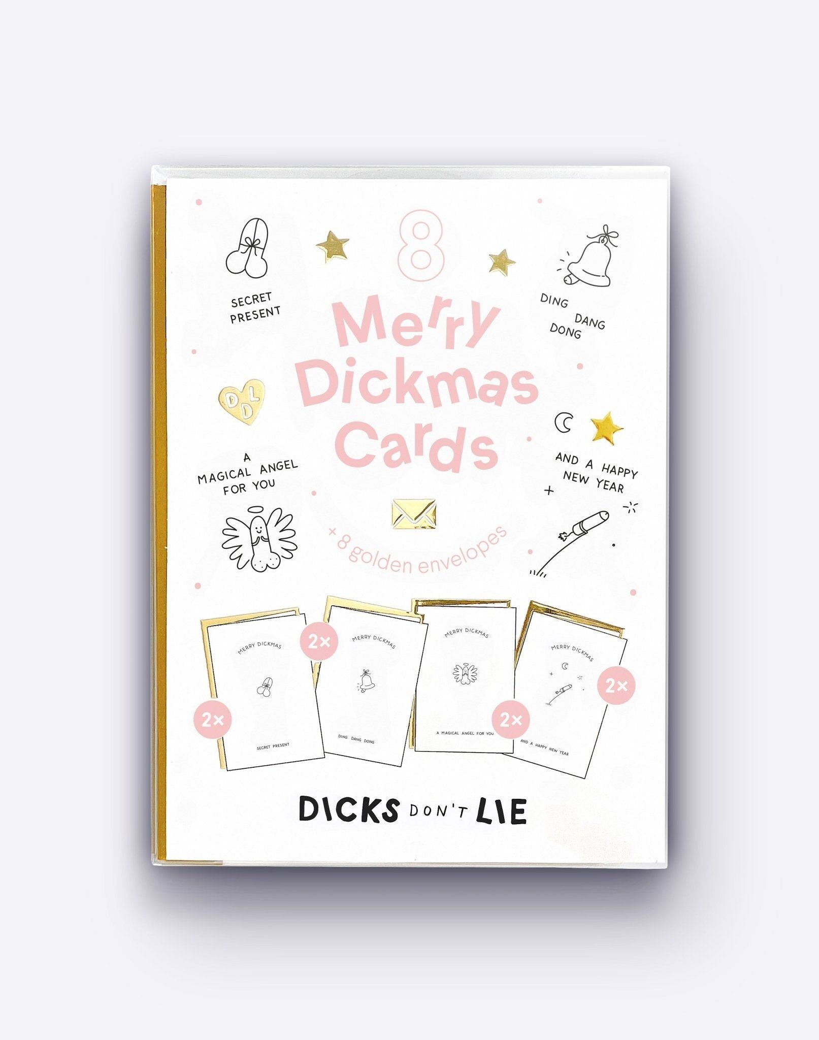 Dickmas Card – Bundle of 8