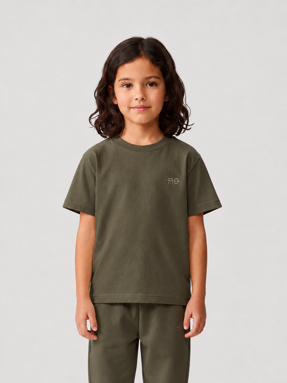 Le ty-shirt O enfant - vert kaki