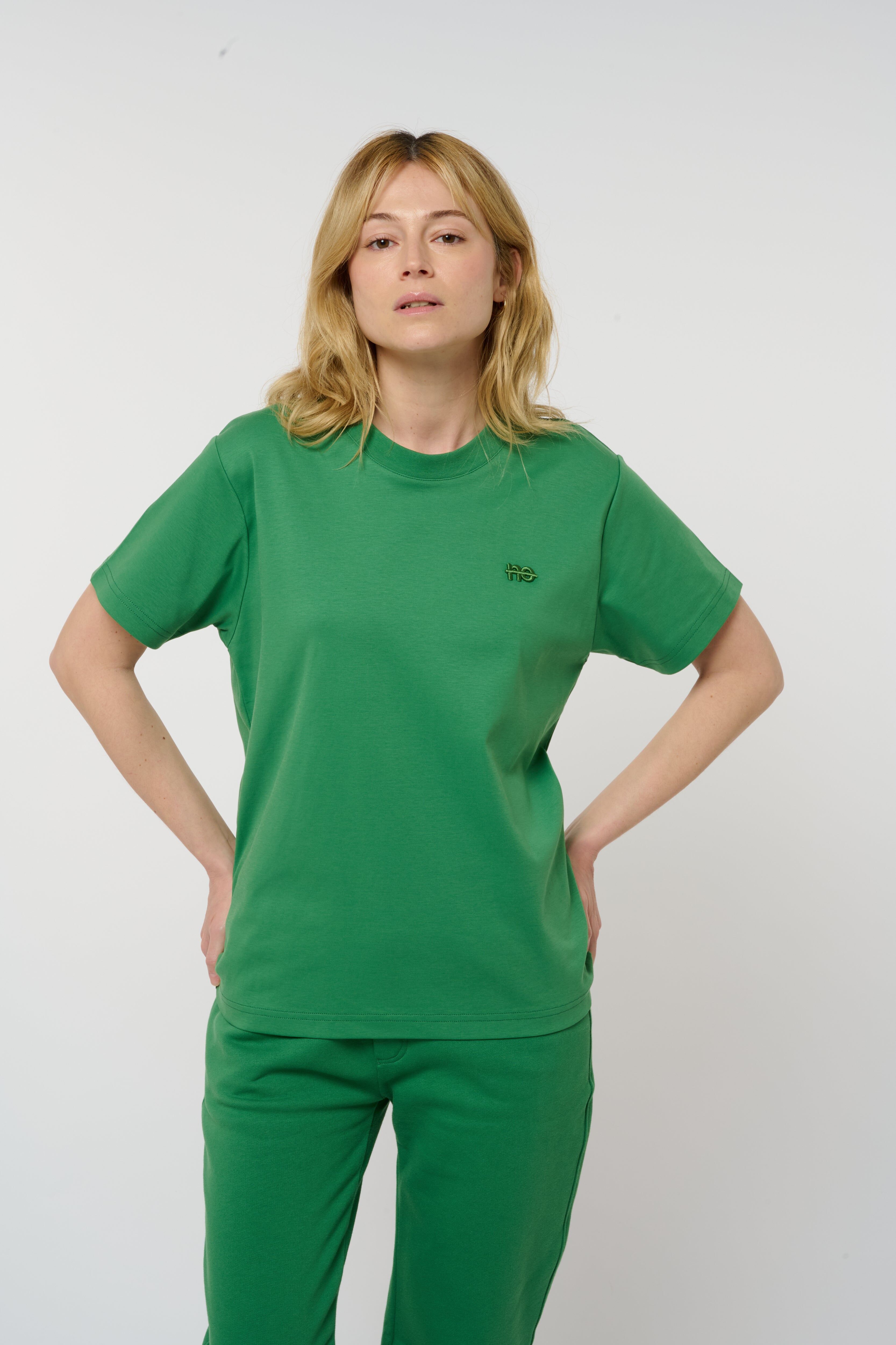 Le ty-shirt O - vert émeraude