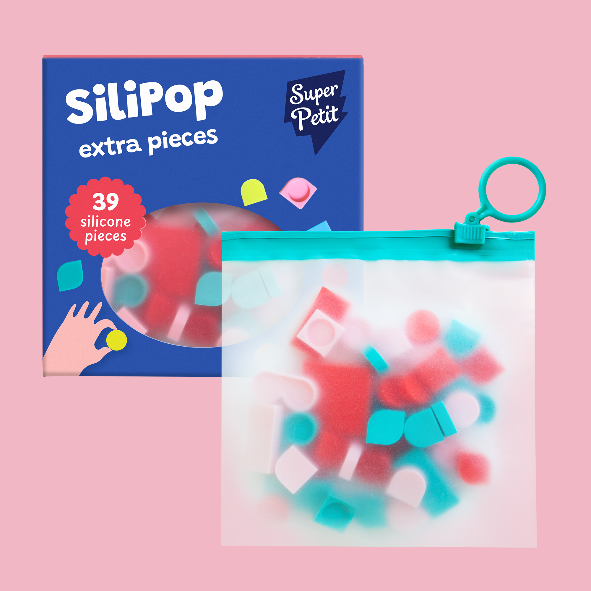 RECHARGE 39 PIECES SILICONE - TURQUOISE / PRE COMMANDE LIV DEBUT OCT