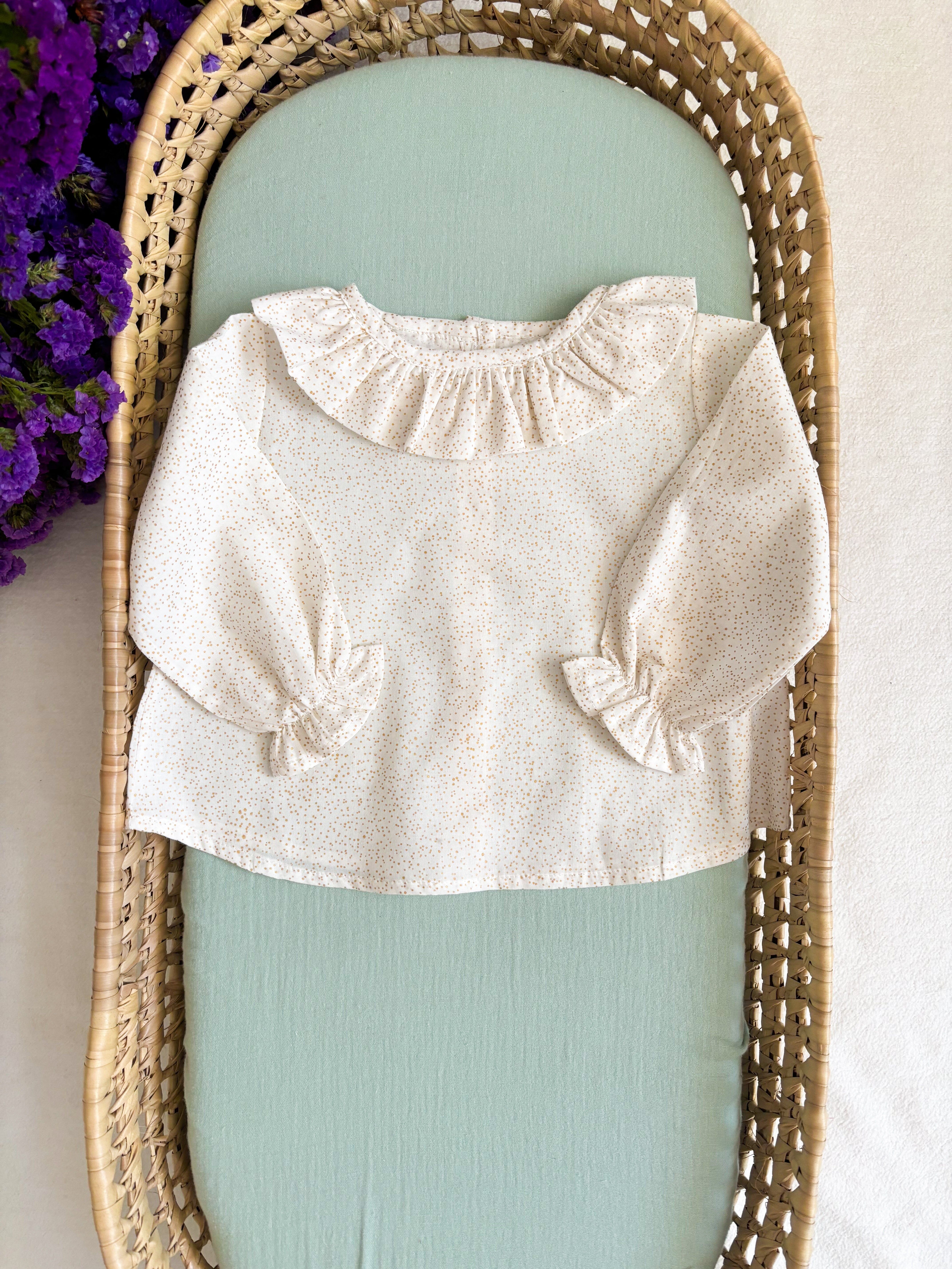 Blusa Pinta Dourada