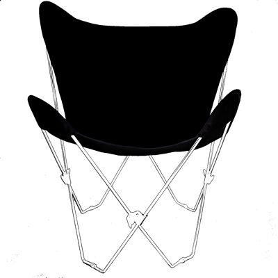 Chaise Papillon - Blanc/Noir