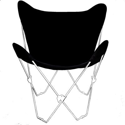 Butterfly Chair - White/Black