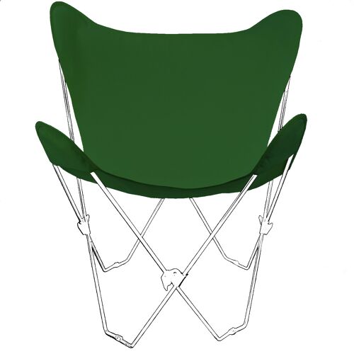 Butterfly Chair - White/Green
