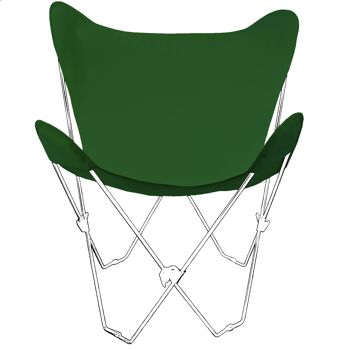 Chaise Papillon - Blanc/Vert 1