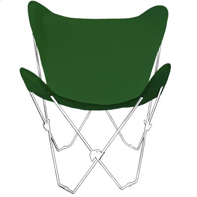 Chaise Papillon - Blanc/Vert