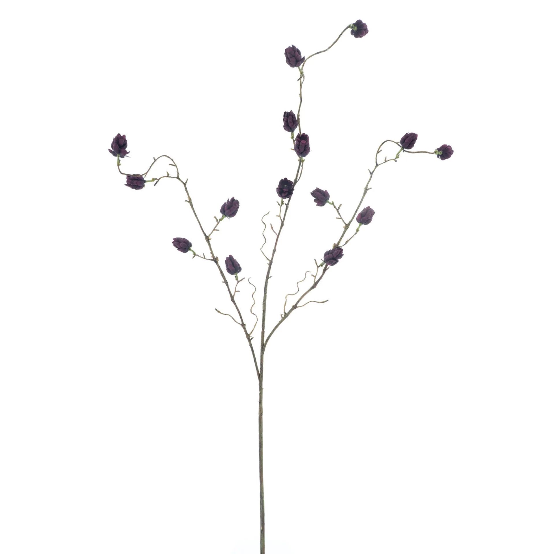 Hop flower spray Flers purple 96cm