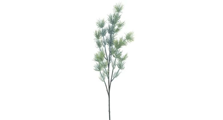 Japanese pine spray Per white\/green 77cm
