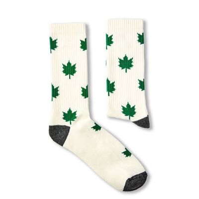 Unisex Leaf Socks