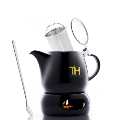 Thiru teapot porcelain - teapot with warmer