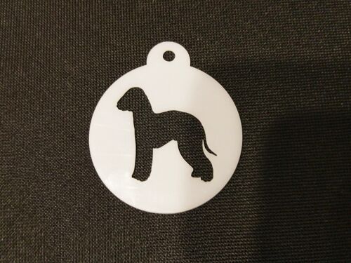 Bedlington Terrier Coffee Stencil