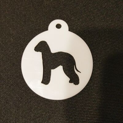 Bedlington Terrier Kaffeeschablone