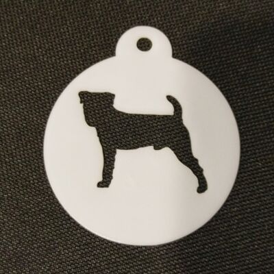 Jack Russell Coffee Stencil