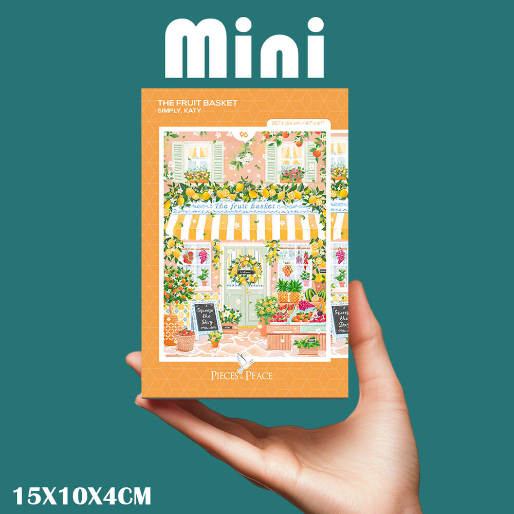 96-piece Mini Puzzle - The Fruit Basket