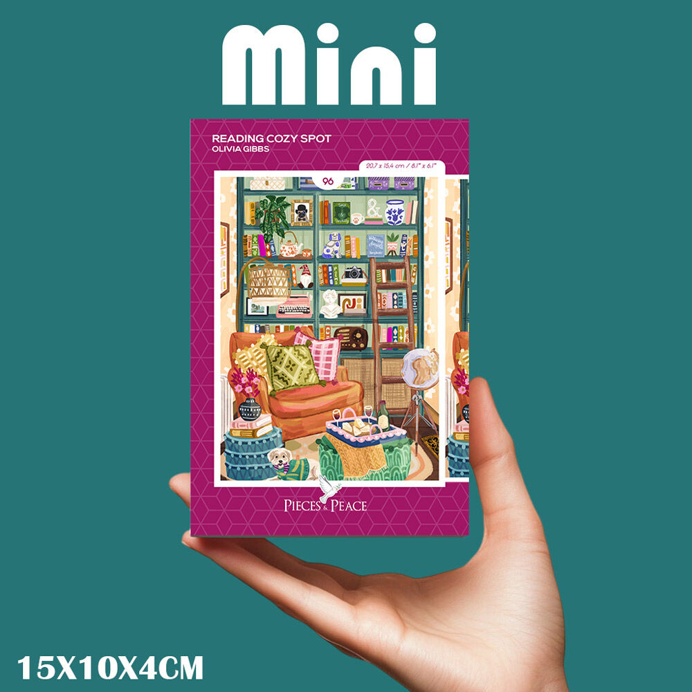 Mini-Puzzle 96 pieces - Reading Cozy Spot