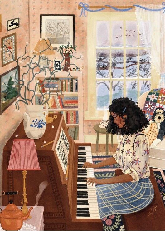 500-piece puzzle - The Piano Teacher