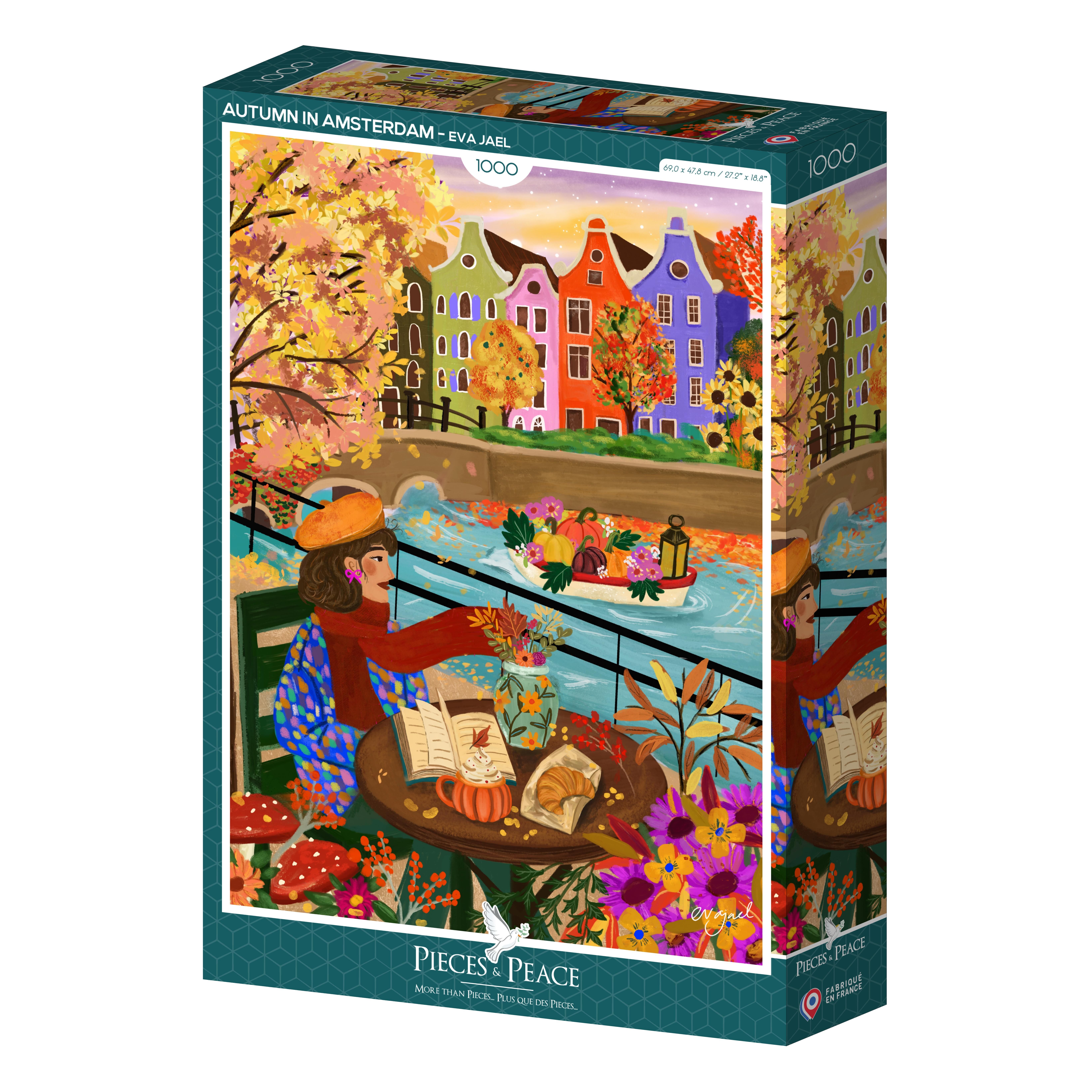 1000 Piece Puzzle - Autumn in Amsterdam