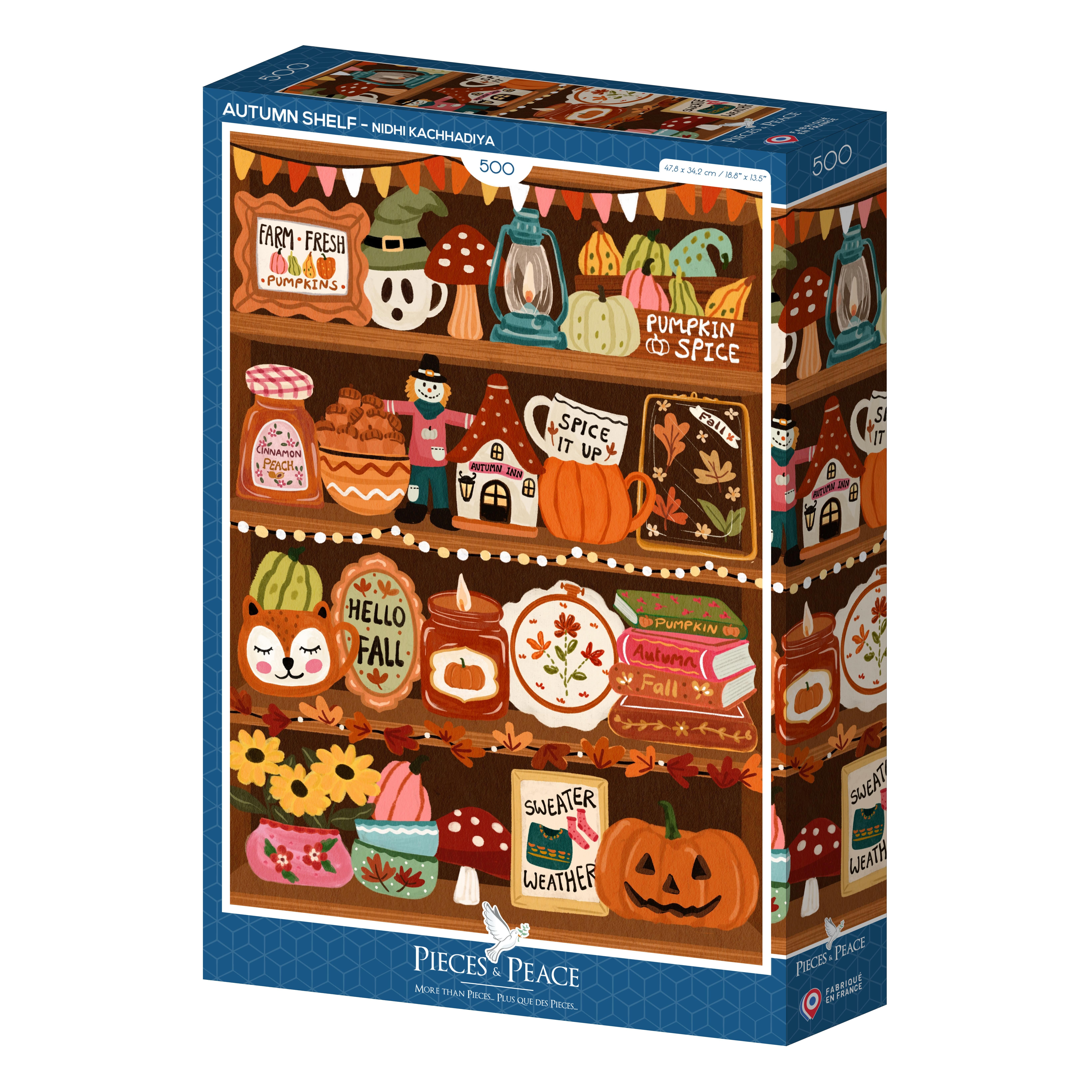 500-piece puzzle - Autumn Shelf