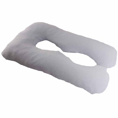 pregnancy pillow soft dots grey