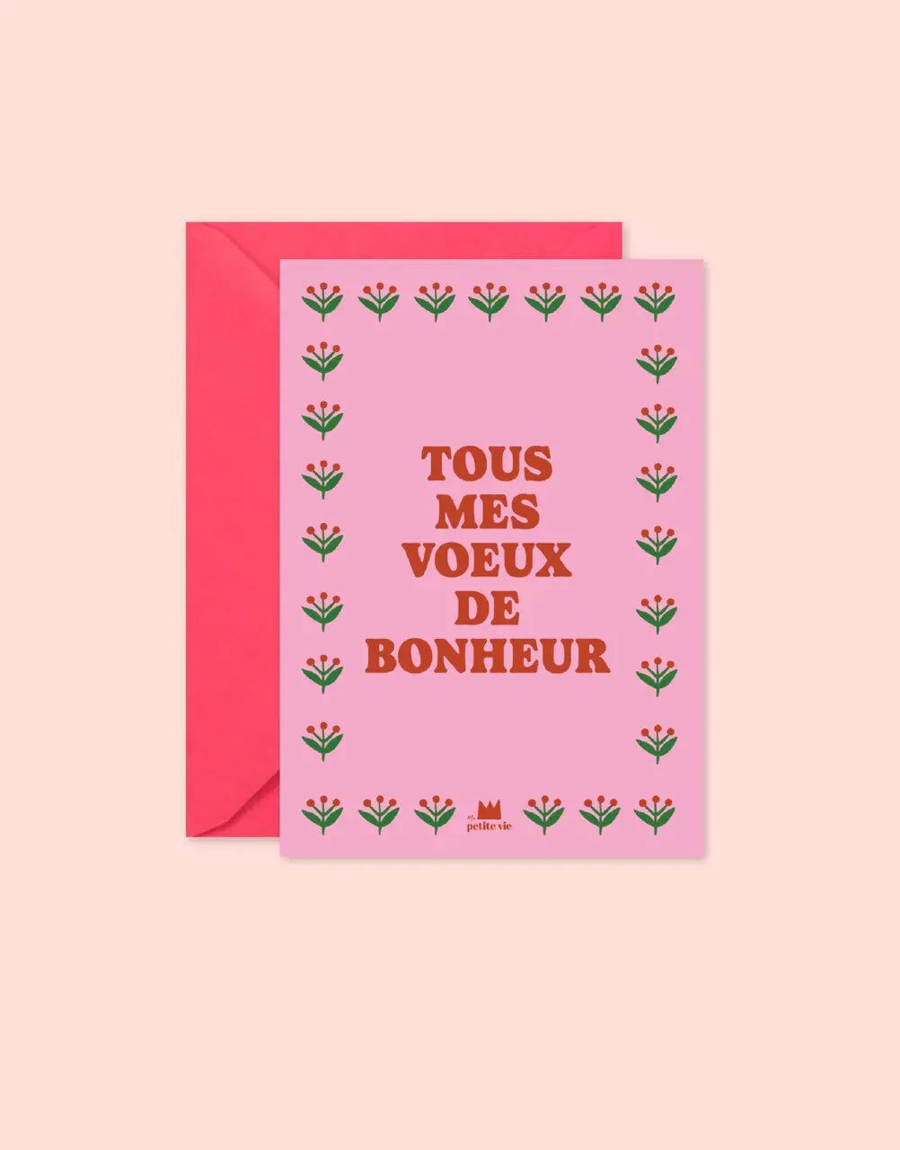 Carte Tous mes voeux de bonheur