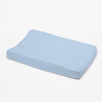 changing mat cover light blue