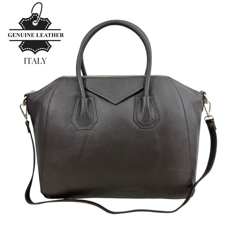 Damen-Aktentasche aus italienischem Narbenleder B2B 56818-1