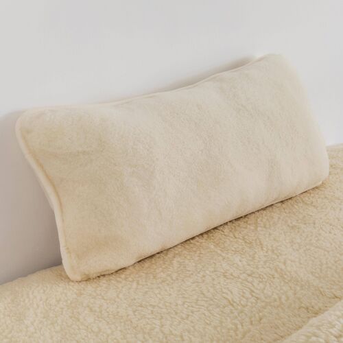 Cashmere Wool Pillow - Natural__80x80cm