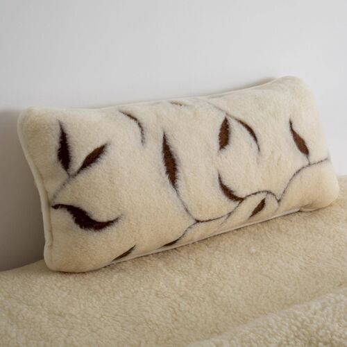 Merino Wool Pillow - Leaf__80x80cm