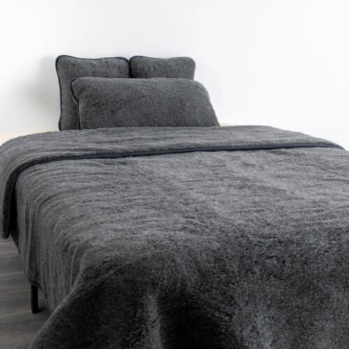 Merino Wool Quilt - Grey__240x200cm