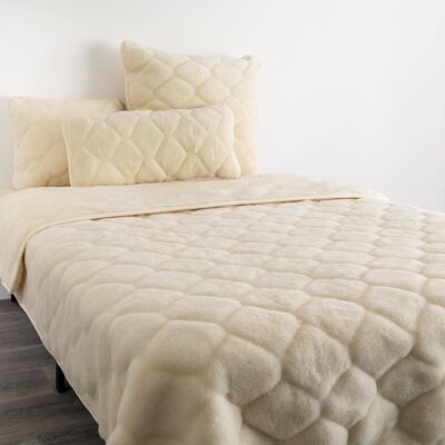 Cashmere Wool Quilt - Natural Shapes__240x200cm