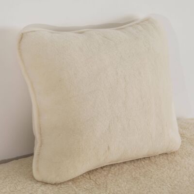 Cuscino in lana e cashmere - Naturale