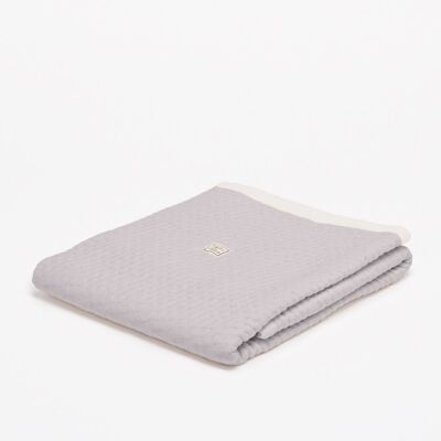 cot blanket summer grey