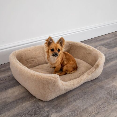 Merino Wool Pet Bed - Cappucino