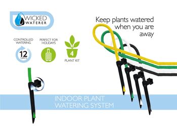 Wicked Waterer 4 Spike kit - kit d'arrosage pour plantes d'intérieur 3