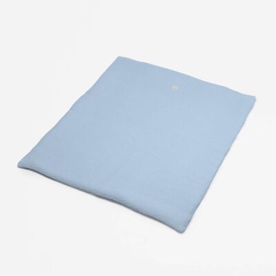 playpen mat light blue