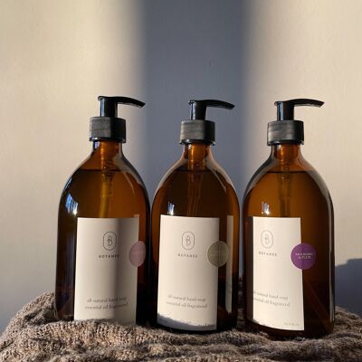 DISCOVERY | 3x 500 ml natural hand soap, washing-up liquid and sanitizer