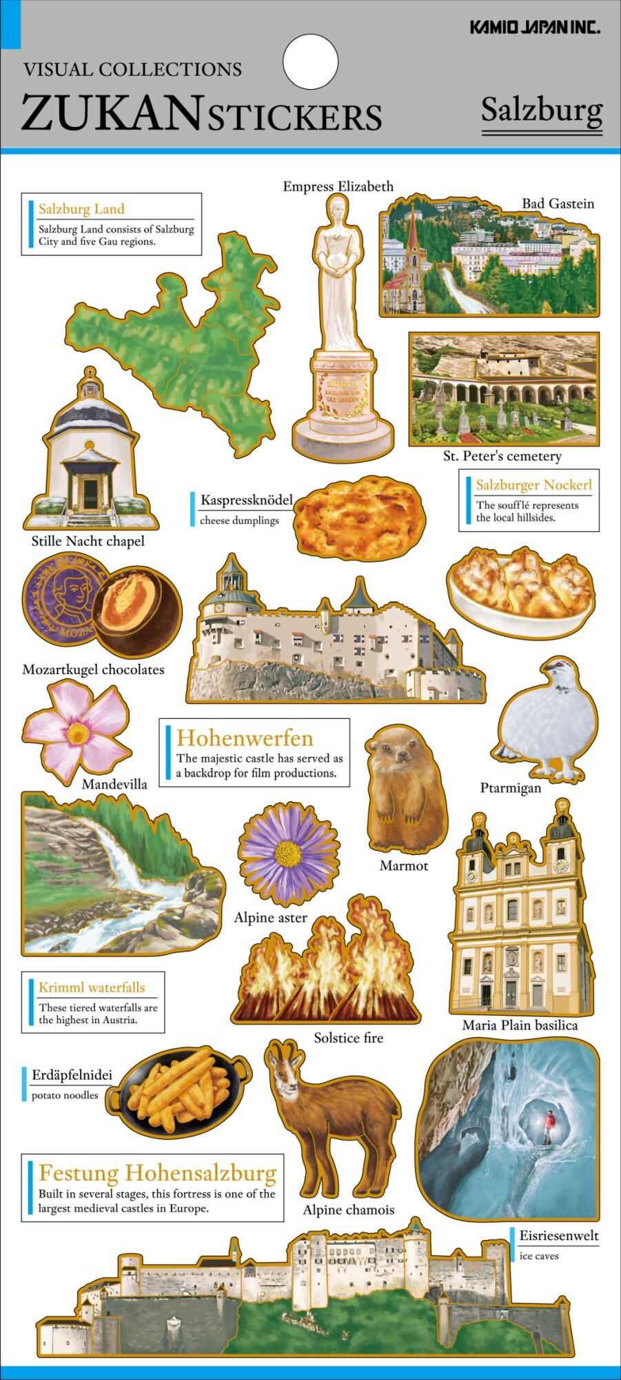 Visuelle Sammlungen Zukan-Sticker Salzburg