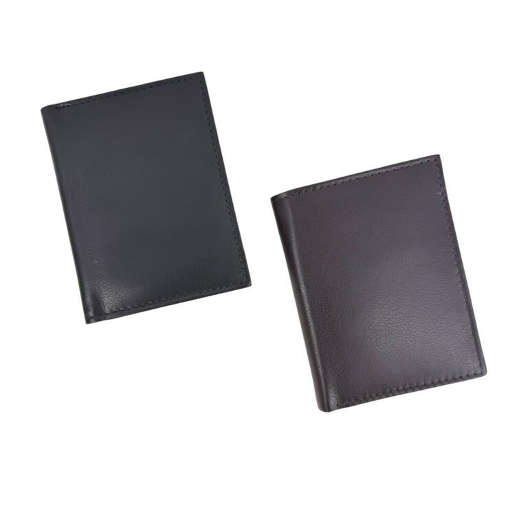 Portefeuille vertical en cuir pour homme, fabriqué en Inde, référence 435004-2