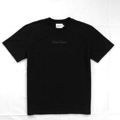 Platinum 3d embroidery t-shirt black