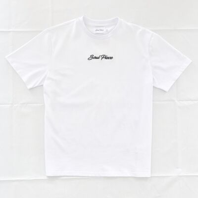 Platinum 3d embroidery t-shirt white