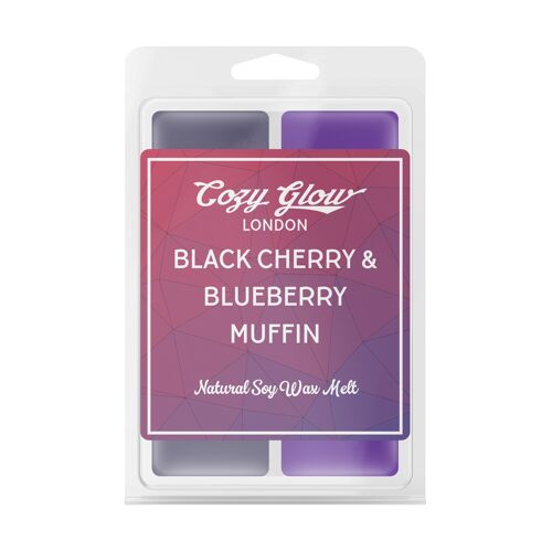 Black Cherry & Blueberry Muffin Soy Wax Melt Duo__default
