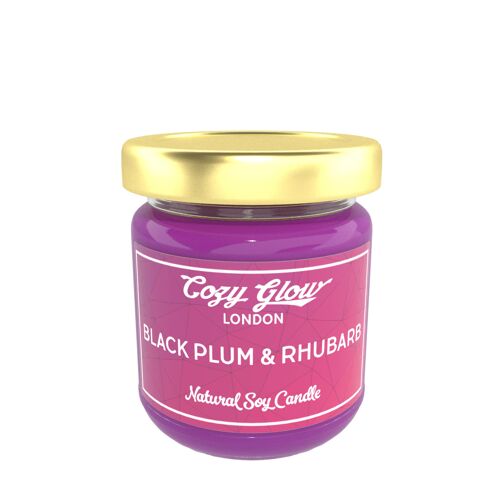 Black Plum & Rhubarb Regular Soy Candle__default