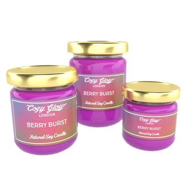 Bougie de soja régulière Berry Burst