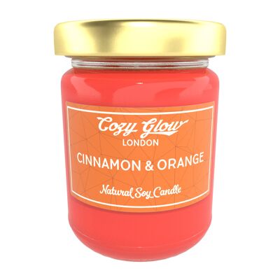 Cinnamon & Orange Large Soy Candle